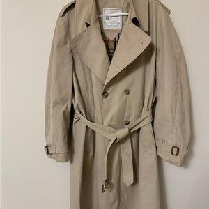 London Fog Beige Belted Trench Coat
